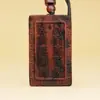 Madeira fulminada, símbolo do trovão, nuvem auspiciosa, inscrição ancestral do trovão, escritura celestial em forma de cruz, pingente de dupla face, madeira de jujuba fulminada, instrumentos rituais taoístas atacado