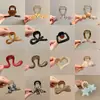 Pinza de tiburón de tamaño mediano para mujeres con cabello fino, para crear un recogido de media altura elegante, pinza de garra sofisticada y delicada para la parte posterior de la cabeza