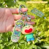 Chaveiro Original Série Skate Crayon Shin-Chan Pingente para Mochila Escolar Desenho Animado Fofo Pingente para Chave de Carro Pingente para Atacado