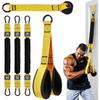 Equipo de Fitness en Casa Más Vendido Cuerda de Tensión con Asa, Correa de Ejercicio con Anclaje de Puerta, Cuerda para Tríceps, Entrenador de Fuerza para Brazos