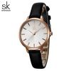 Shengke Shengke - Nuevo reloj para mujer con correa antipersonalidad, sencillo, informal, de negocios, con disco K9017