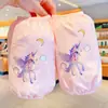Mangas Protectoras Infantiles Kuromi, Mangas Impermeables y Resistentes a las Manchas para Bebés, Otoño e Invierno, Mangas de Mano Lindas de Dibujos Animados Anti-Suciedad para Niños y Niñas, Nuevas