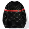 Recomendación de Venta Caliente: Suéter de Moda de Marca Popular, No Hace Bolitas, Cuello Alto Medio, Se Puede Bordar en Fábrica, Prendas de Punto para Hombre