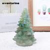 Árbol de Navidad de Cristal Natural Árbol de la Suerte Grava de Cristal de Colores Pegamento Decoración Navideña Decoración de Regalo Adornos