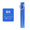 Porta palillos de aleación de aluminio de cabeza plana portátil, Caja metálica sellada impermeable, Botella de aluminio, Botella de almacenamiento para curetas, Lata de aluminio en stock