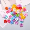 Kit de Materiais de Botões Plásticos DIY para Crianças do Jardim de Infância: Coração, Flor, Estrela, Animal, Botões Coloridos Mistos