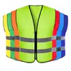 Chaleco Reflectante Chaleco de Seguridad Superficie de Malla Paseo Nocturno Sitio de Construcción de Tráfico Ropa Reflectante Hongxi A002 Ropa Reflectante