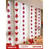 Pegatinas de Doble Felicidad Específicas para Bodas para Hombres y Mujeres, Decoración de Ambiente para Dormitorio de Boda, Set de Arreglo para Puerta con Carácter de Doble Felicidad para Habitación de Boda