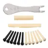 Conjunto de 15 Peças Unha de Corda de Guitarra Almofada Cima e Baixo Peça de Corda Almofada de Corda Levantador de Unha de Corda de Guitarra Plástico Cima e Baixo Almofada