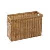 Cesta de Almacenamiento para Revistas de Estudio en Casa Estilo Japonés Caligrafía y Pintura Estante de Almacenamiento para Vino Tinto Estilo Europeo Cesta Tejida para Snacks y Comestibles Cesta para Ropa Sucia