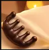 Pente de Massagem Sandália Dourada Pente de Massagem de Dentes Largos Cinco Dentes Doméstico Cabeça, Olho, Ombro e Pescoço Pente de Meridianos Madeira Maciça Pente de Golfinho