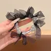 Goma para el pelo satinada floral Maillard para mujer, alta elasticidad, liga para el pelo duradera que no daña el cabello, accesorio elástico para el pelo