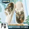 Pantuflas de Algodón de Venta Caliente Exclusivas Transfronterizas con Estampado de Ciervos del Bosque para Hombres y Mujeres, Otoño e Invierno, Pod Transfronterizo Jit Dropshipping