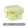 Mini caja pequeña de grado alimenticio, caja de conservación de alimentos complementarios, subpaquete de salsas y refrigerios, muestra de plástico sellada portátil