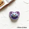 Chupete de Animal de Dibujos Animados Brillante DIY Pequeños Accesorios de Resina Llavero Funda para Teléfono Móvil Accesorios para el Cabello