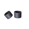 Manguito de goma negro tapa de tubo de silicona resistente a altas temperaturas sello de silicona manguito anticolisión extremo de tubo redondo funda a prueba de polvo 20