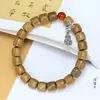 Cuentas de Barril de Sándalo Verde DIY Pulsera Fudie Especificaciones 8x9 para Hombres y Mujeres Cuentas de Rosario de Madera y Fabricantes de Joyería al por Mayor