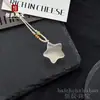 Colgante Ojo de Gato Estrella Luna Destello de Hielo Nuevo Estilo Chino Tendencia Nacional Estrella Luna Colorida Regalo para Niña Accesorios de Joyería Colgante