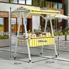 Popular expositor plegable para exteriores para puestos, estante móvil de exhibición para venta al por mayor, carrito para puesto callejero, estructura de acero completo para mercado nocturno