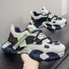 Zapatos de papá de suela gruesa 2026 verano nuevo versión coreana de moda juvenil malla transpirable deportivos casuales zapatillas para correr