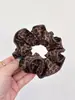 Diadema de Tela Leopard Print de Doble Capa Retro de Moda para Mujer, Nuevo Lazo para Moño y Cola de Caballo con Acabado de Alta Gama