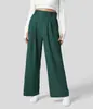 Em estoque Amazon Europa América Comércio Exterior Transfronteiriço Calça de Drapê Cintura Alta Perna Larga Solta Versátil Casual Solta Longa Feminina