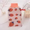 Toalla de Baño Gruesa de Doble Cara para Adultos, Guantes de Baño Estampados para Hombres y Mujeres, Paño para Frotar la Espalda, Artículos de Baño para el Hogar al por Mayor