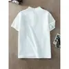 Camiseta de Manga Corta con Cuello Henry Cleanfit para Hombre, Tendencia de Verano Estilo Americano, Peso Pesado, Top Elegante y Versátil de Media Manga