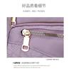 Nova bolsa tiracolo feminina nylon moda estilo ocidental bolsa de ombro grande capacidade multicamadas simples bolsa para mãe de meia-idade