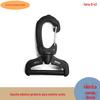 Fábrica 38mm plástico rotativo elástico gancho exterior montanhismo camping gancho fivela charme olho com ferro fancy camarão gancho fivela
