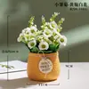 Plantas Verdes Simuladas, Árbol del Dinero de Lujo Accesible y Elegante, Adornos de Decoración para Sala de Estar Interior, Plantas Artificiales en Maceta, Paisajismo, Flores Artificiales, Plantas Biónicas