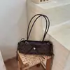 Design único, bolsa de ombro estilo balé para mulheres, nova coleção outono 2026, moda retrô estilo coreano de bolinhas, adequada para o dia a dia
