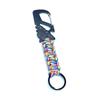 Hebilla Especial de Agente de Supervivencia Pedernal Hebilla Tejida de Forma Especial Llavero Camping Multifuncional Paracord Llavero de Colgado Rápido Accesorios