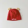 Gorro para Bebé Yipan de 0 a 6 Meses, Gorro Suave de Doble Capa para Otoño e Invierno, Gorro Unisex para Bebé, Gorro de Punto para Bebé