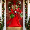 Campanas de Navidad Nuevas Transfronterizas Adornos de Campana de Terciopelo Nórdico Decoraciones Navideñas Colgantes para Ventana