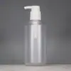Atacado alto valor de cor parede grossa 500ml branco/preto/marrom fosco frasco com bomba de pressão para shampoo/gel de banho