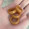 Venta al por mayor de fábrica imitación bodhi anillo para correr bodhi de jade blanco amarillo envejecido cuero yin verde DIY cuentas para pulsera de mano accesorios para jugar