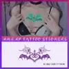 Succubus Luminoso Pegatinas de Tatuaje Coloridas Impermeables Femenino Larga Duración Privado Sexy Glúteos Parte Baja del Abdomen Pecho Delantero y Trasero Pareja Pareja