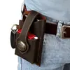 Nueva bolsa de cintura para teléfono de Amazon, organizador de cuero genuino para hombre, cuero Crazy Horse, bolsa táctica para deportes al aire libre, disponible para dropshipping