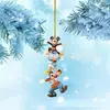 2023 Nuevo Colgante Decorativo de Árbol de Navidad de Acrílico de Dibujos Animados Adorno Colgante Navideño para el Hogar, Coche, Mochila Regalo