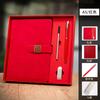 Cuaderno de Negocios Personalizado con Logo Imprimible, Actas de Reuniones de Oficina Corporativa, Libreta con Hebilla, Personalización de Cuaderno A5