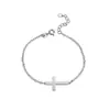 Collar de Cruz Transfronterizo Europeo y Americano para Mujer Ins Versátil Collar de Piedra Natal Amazon Cadena Clavícula Joyería Venta al por Mayor Fábrica
