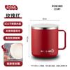 Canecas com Múltiplas Opções, Copos de Café de Aço Inoxidável, Antiderrapantes, à Prova de Poeira, Camada Dupla, Antiescaldantes, Adequados para Uso em Dormitórios, Casa e Escritório