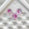 Zircón de corte araña de dos tonos degradado de alto brillo de 5A, color degradado de alto fuego de 6 mm, diamante suelto para arte de uñas hecho a mano y accesorios de joyería