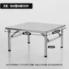 Mesa de Jantar Doméstica de Aço Inoxidável Simples para Balcão Comercial Mesa Quadrada Pequena Mesa de Jantar Retangular Portátil Mesa Dobrável