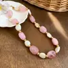 Pulsera ovalada geométrica de acrílico, estilo europeo y americano, exagerada y única, diseño de nicho, joyería de alta gama para mujer