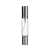 Frasco de Perfume de Vidro Transparente 10ml Frasco com Borrifador Pressão Frasco com Rolo Dupla Utilização Frasco de Cosméticos Portátil Frasco Vazio Atacado