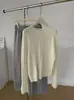 Suéter de punto sin costuras, nuevo jersey holgado estilo coreano para otoño/invierno, color liso, casual, versátil y perfecto como capa interior