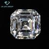 Atacado do Fabricante Pedras Soltas de Moissanita D-Color Ultra-Branco, Face de Anel de Moissanita Lapidação Asscher para Cravação em Anéis Brilhantes