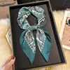 Bufanda de Seda Nueva de Primavera y Otoño Cinta para la Cabeza Accesorios para el Cabello Florales Patrón de Cachemir Versátil Temperamento Fabricante de Gama Alta Entrega al por Mayor